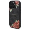 Guess GUHMP16LP4ROPEMCK iPhone 16 Pro    6.3 czarny/black hardcase 4G Flowers Print MagSafe