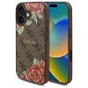 Guess GUHMP16SP4ROPEMCW iPhone 16 6.1   brązowy/brown hardcase 4G Flowers Print MagSafe