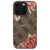 Guess GUHMP16LP4ROPEMCW iPhone 16 Pro    6.3 brązowy/brown hardcase 4G Flowers Print MagSafe