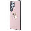 Etui Guess Grained Big 4G Logo Small     Classic Logo do Samsung Galaxy S25 Ultra różowy