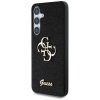Etui Guess Fixed Glitter Big 4G Metal    Logo do Samsung Galaxy S25 czarny