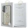 Etui Guess Fixed Glitter Big 4G Metal    Logo do Samsung Galaxy S25+ złoty