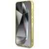 Etui Guess 4G Background Gold            Electroplated Peony Pattern MagSafe do Samsung Galaxy S25 brązowy