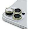 Szkło na obiektyw aparatu Guess          Rhinestone do iPhone 16 Pro / 16 Pro Max złoty