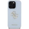Etui Guess Grained Big 4G Logo Small     Classic Logo do iPhone 16 Pro Max niebieski