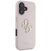 Etui Guess Grained Big 4G Logo Small     Classic Logo do iPhone 16 różowy