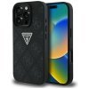 Etui Guess Hot Stamp 4G Pattern Triangle Metal Logo do iPhone 16 Pro czarny