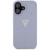 Etui Guess Hot Stamp 4G Pattern Triangle Metal Logo do iPhone 16 fioletowy