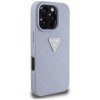 Etui Guess Hot Stamp 4G Pattern Triangle Metal Logo do iPhone 16 Pro Max fioletowy