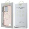 Etui Guess IML Metal Mountain Logo       MagSafe do iPhone 16 Pro różowy
