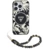 Etui Guess Palm Trees Triangle Pearl     Strap MagSafe do iPhone 16  Pro czarny