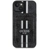 Etui Guess 4G Stripes z portfelem        Magsafe do iPhone 15 czarny