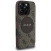 Etui Guess 4G Circle Classic Logo        MagSafe do iPhone 16 Pro Max brązowy