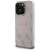 Etui Guess 4G Circle Classic Logo        MagSafe do iPhone 16 Pro Max różowy