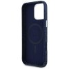 Etui Guess Denim Triangle Logo MagSafe   do iPhone 16 Pro Max niebieski