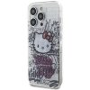 Hello Kitty HKHCP14LHDGPHT iPhone 14 Pro 6.1 biały/white hardcase IML Kitty On Bricks Graffiti