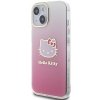 Hello Kitty HKHCP15SHDGKEP iPhone 15 / 14 / 13 6.1 różowy/pink hardcase IML Gradient Electrop Kitty Head