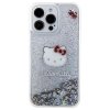 Hello Kitty HKHCP15XLIKHET iPhone 15 Pro Max 6.7 srebrny/silver hardcase Liquid Glitter Charms Kitty Head