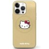 Hello Kitty HKHMP14LPGHCKD iPhone 14 Pro 6.1 złoty/gold hardcase Leather Kitty Head MagSafe