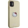 Hello Kitty HKHMN61PGHCKD iPhone 11 / Xr 6.1 złoty/gold hardcase Leather Kitty Head MagSafe