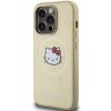 Hello Kitty HKHMP15XPGHCKD iPhone 15 Pro Max 6.7 złoty/gold hardcase Leather Kitty Head MagSafe