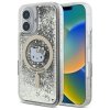 Hello Kitty HKHMP16SLGDIK iPhone 16 6.1 czarny złoty/black gold hardcase Liquid Glitter Fever MagSafe