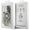 Hello Kitty HKHMP16SLGDIK iPhone 16 6.1 czarny złoty/black gold hardcase Liquid Glitter Fever MagSafe