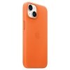 Etui Apple MPP83ZM/A iPhone 14 / 15 / 136.1 pomarańczowy/orange Leather Case MagSafe