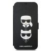 Karl Lagerfeld KLFLBKP12SSAKICKCBK iPhone 12 mini 5,4 czarny/black book Saffiano Karl & Choupette