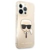 Karl Lagerfeld KLHCP13LKHTUGLGO iPhone 13 Pro / 13 6,1 złoty/gold hardcase Glitter Karl`s Head