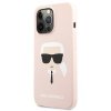 Karl Lagerfeld KLHCP13LSLKHLP iPhone 13Pro / 13 6,1 jasnoróżowy/light pink hardcase Silicone Karl`s Head