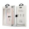 Karl Lagerfeld KLHCP13LSLKHLP iPhone 13Pro / 13 6,1 jasnoróżowy/light pink hardcase Silicone Karl`s Head