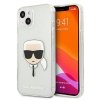 Karl Lagerfeld KLHCP13SKHTUGLS iPhone 13mini 5,4 srebrny/silver hardcase Glitter Karl`s Head