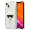 Karl Lagerfeld KLHCP13SKHTUGLS iPhone 13 mini 5,4 srebrny/silver hardcase Glitter Karl`s Head