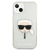 Karl Lagerfeld KLHCP13SKHTUGLS iPhone 13 mini 5,4 srebrny/silver hardcase Glitter Karl`s Head