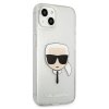 Karl Lagerfeld KLHCP13SKHTUGLS iPhone 13 mini 5,4 srebrny/silver hardcase Glitter Karl`s Head