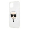 Karl Lagerfeld KLHCP13SKHTUGLS iPhone 13mini 5,4 srebrny/silver hardcase Glitter Karl`s Head
