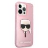 Karl Lagerfeld KLHCP13XKHTUGLP iPhone 13Pro Max 6,7 różowy/pink hardcase Glitter Karl`s Head