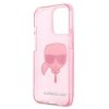 Karl Lagerfeld KLHCP13XKHTUGLP iPhone 13 Pro Max 6,7 różowy/pink hardcase Glitter Karl`s Head