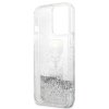 Karl Lagerfeld KLHCP13XKICGLS iPhone 13Pro Max 6,7 srebrny/silver hardcase Liquid Glitter Karl&Choupette Head