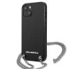 Karl Lagerfeld KLHCP13MPMK iPhone 13 / 14 / 15 6,1 hardcase czarny/black Leather Textured and Chain
