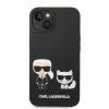 Karl Lagerfeld KLHMP14MSSKCK iPhone 14 Plus / 15 Plus 6,7 hardcase czarny/black Liquid Silicone Karl & Choupette Magsafe