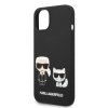 Karl Lagerfeld KLHMP14MSSKCK iPhone 14 Plus / 15 Plus 6,7 hardcase czarny/black Liquid Silicone Karl & Choupette Magsafe