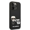Karl Lagerfeld KLHMP14XSSKCK iPhone 14Pro Max 6,7 hardcase czarny/black Liquid Silicone Karl & Choupette Magsafe