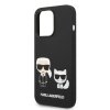 Karl Lagerfeld KLHMP14XSSKCK iPhone 14Pro Max 6,7 hardcase czarny/black Liquid Silicone Karl & Choupette Magsafe