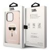 Karl Lagerfeld KLHCP14XSLKHLP iPhone 14 Pro Max 6,7 hardcase różowy/pink Silicone Karl`s Head