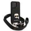 Karl Lagerfeld KLHCP13LSAKHPK iPhone 13 Pro / 13 6,1 hardcase Saffiano Metal Karl Head