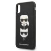 Karl Lagerfeld KLHCPXSAKICKCBK iPhone X/XS czarny/black hardcase Saffiano Karl&Choupette Head