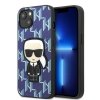 Karl Lagerfeld KLHCP13MPMNIKBL iPhone 13/ 14 / 15 6,1 hardcase niebieski/blue Monogram Ikonik Patch