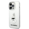 Karl Lagerfeld KLHCP14XHNCHTCT iPhone 14 Pro Max 6,7 transparent hardcase Ikonik Choupette